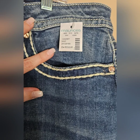 Vigoss Heritage Fit Dark Blue Bootcut Jeans - Picture 6 of 13